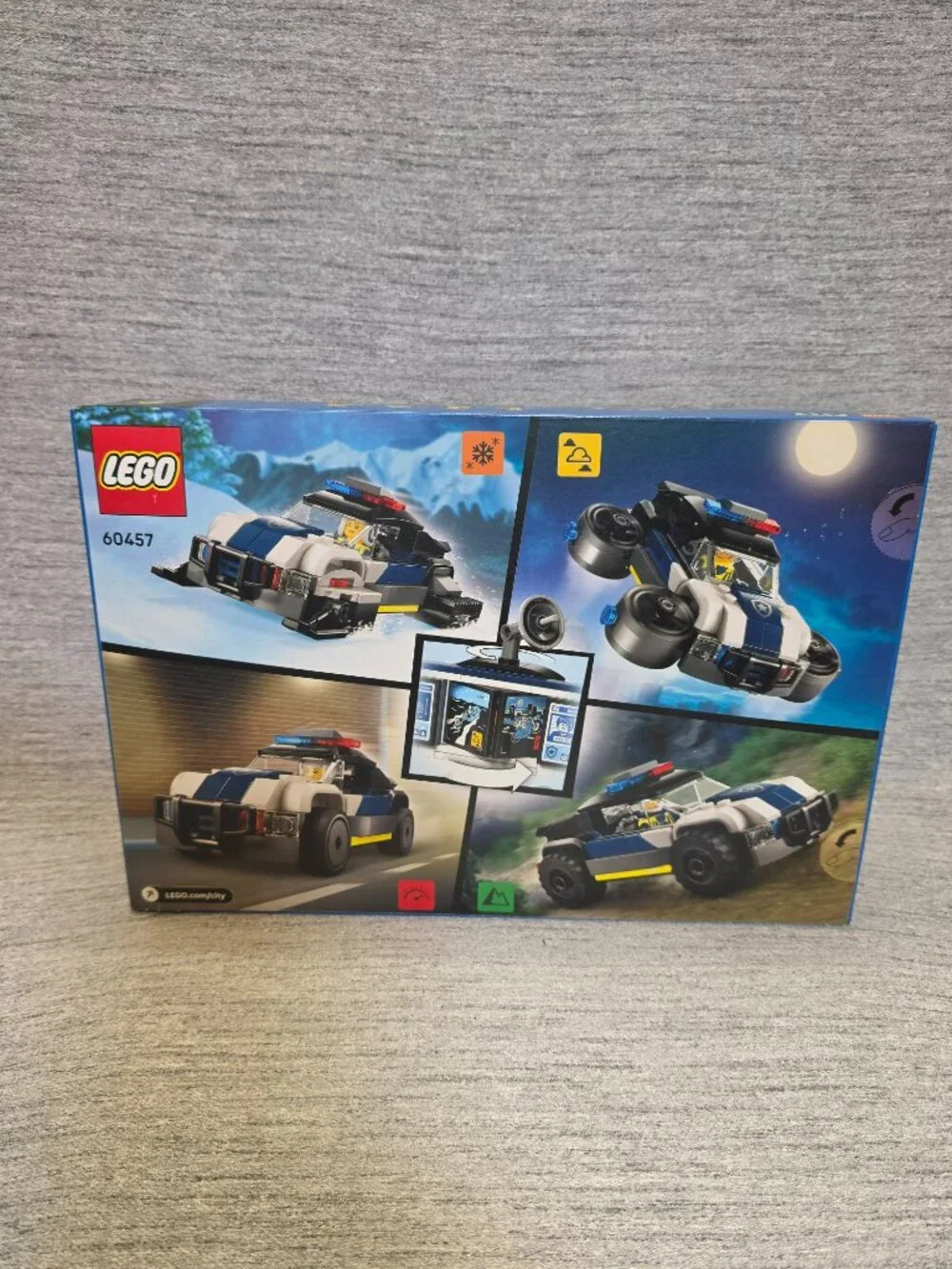 Lego City Custom Police Car Garage 60457